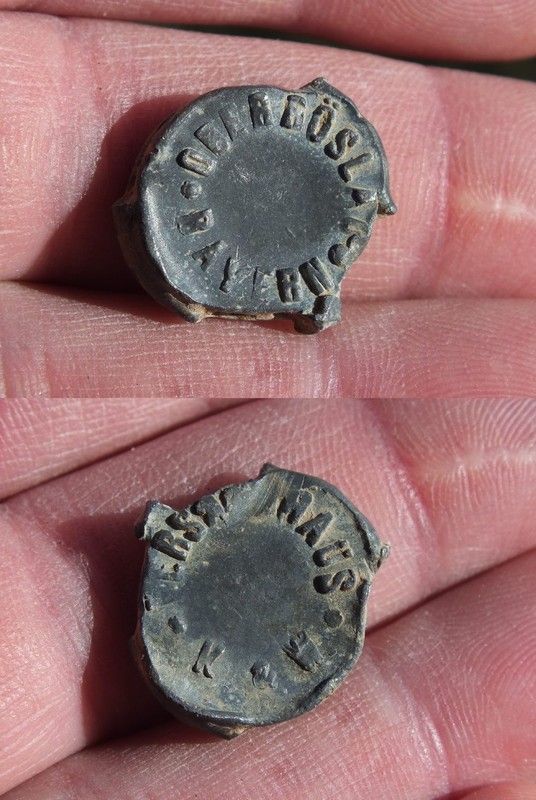 PLOMB DE SAC Ancien - Diametre 38 mm, Poids 63 gr EUR 9,00 - FR