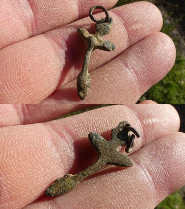 Medaille crucifix de colporteur ou d'adam 4528e956
