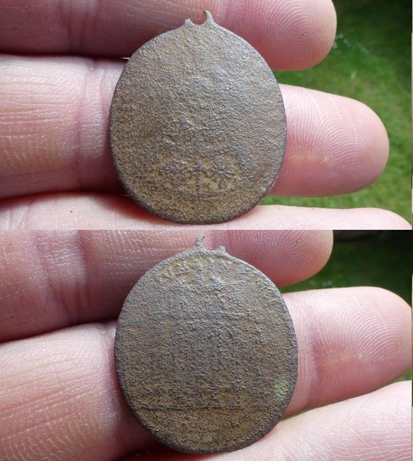 médaille de l'abbaye d'Einsiedeln (Suisse) XVII-XVIIIième siècle 93d45426