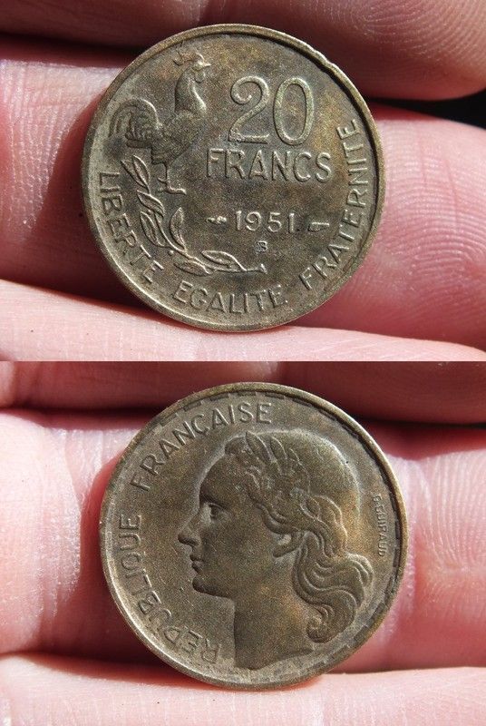 20 Francs Guiraud 1951