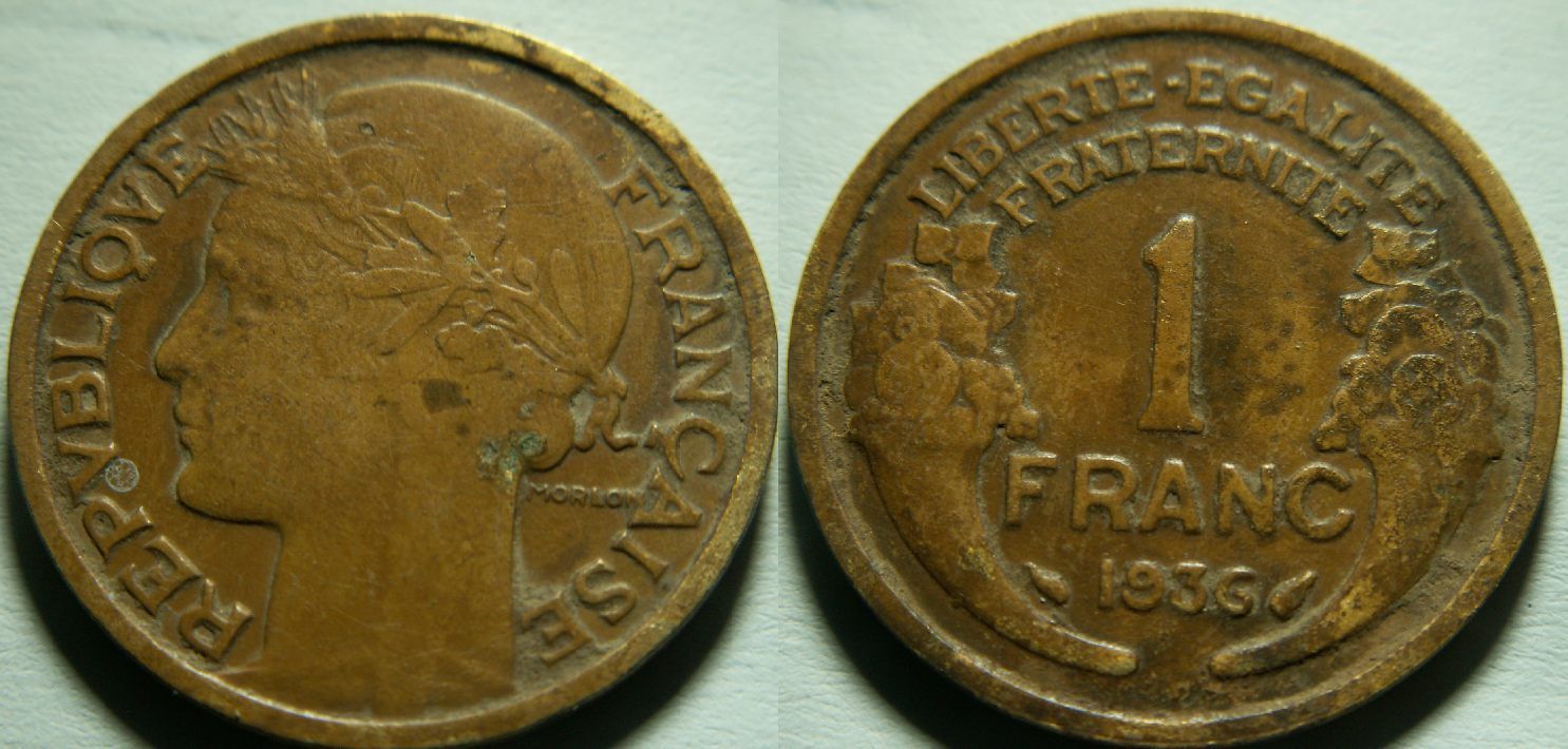 1 franc Morlon 1936